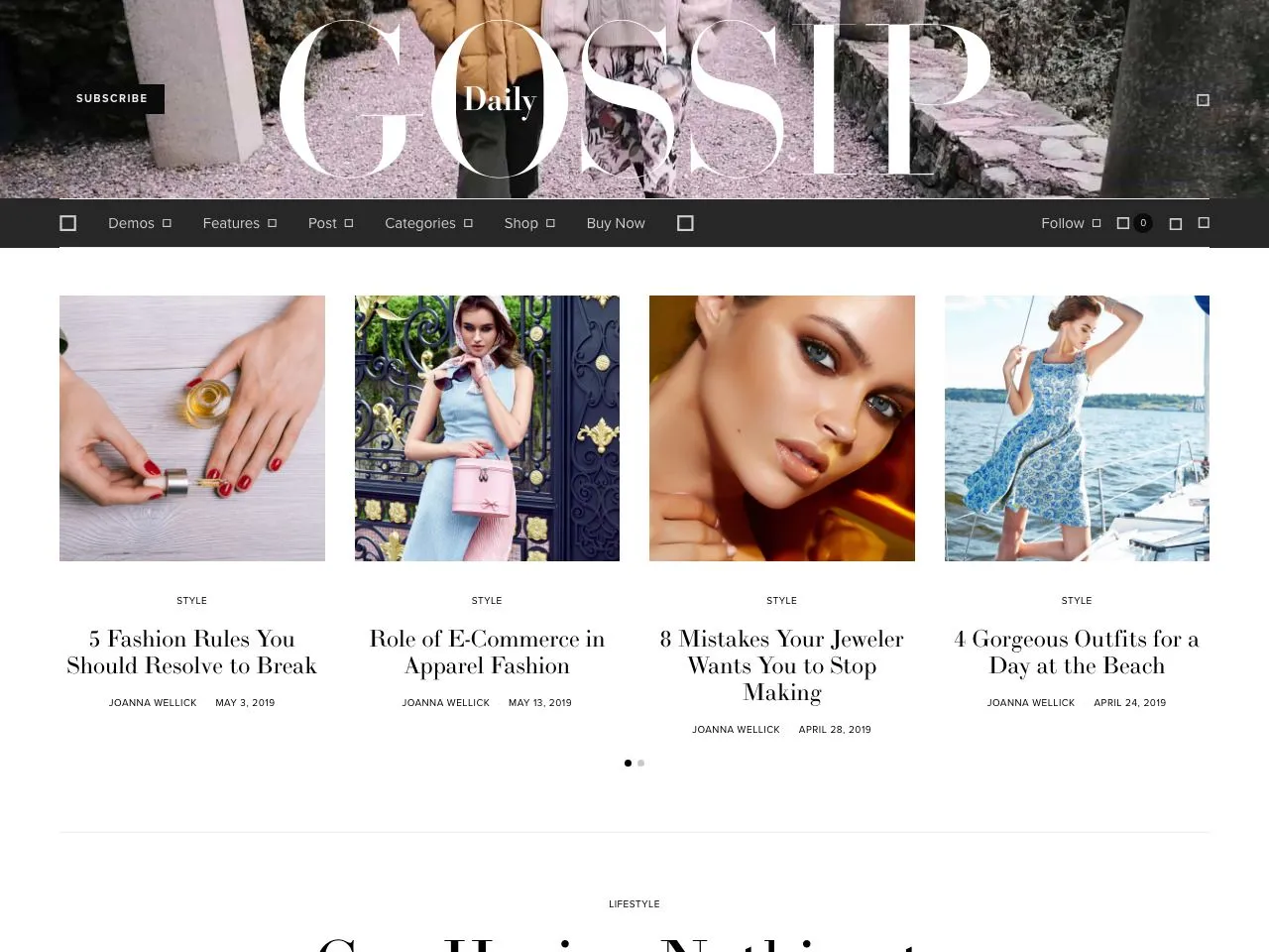 Gossip — Fashion