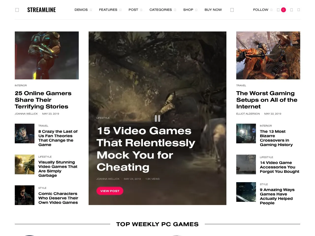 Streamline — Gaming